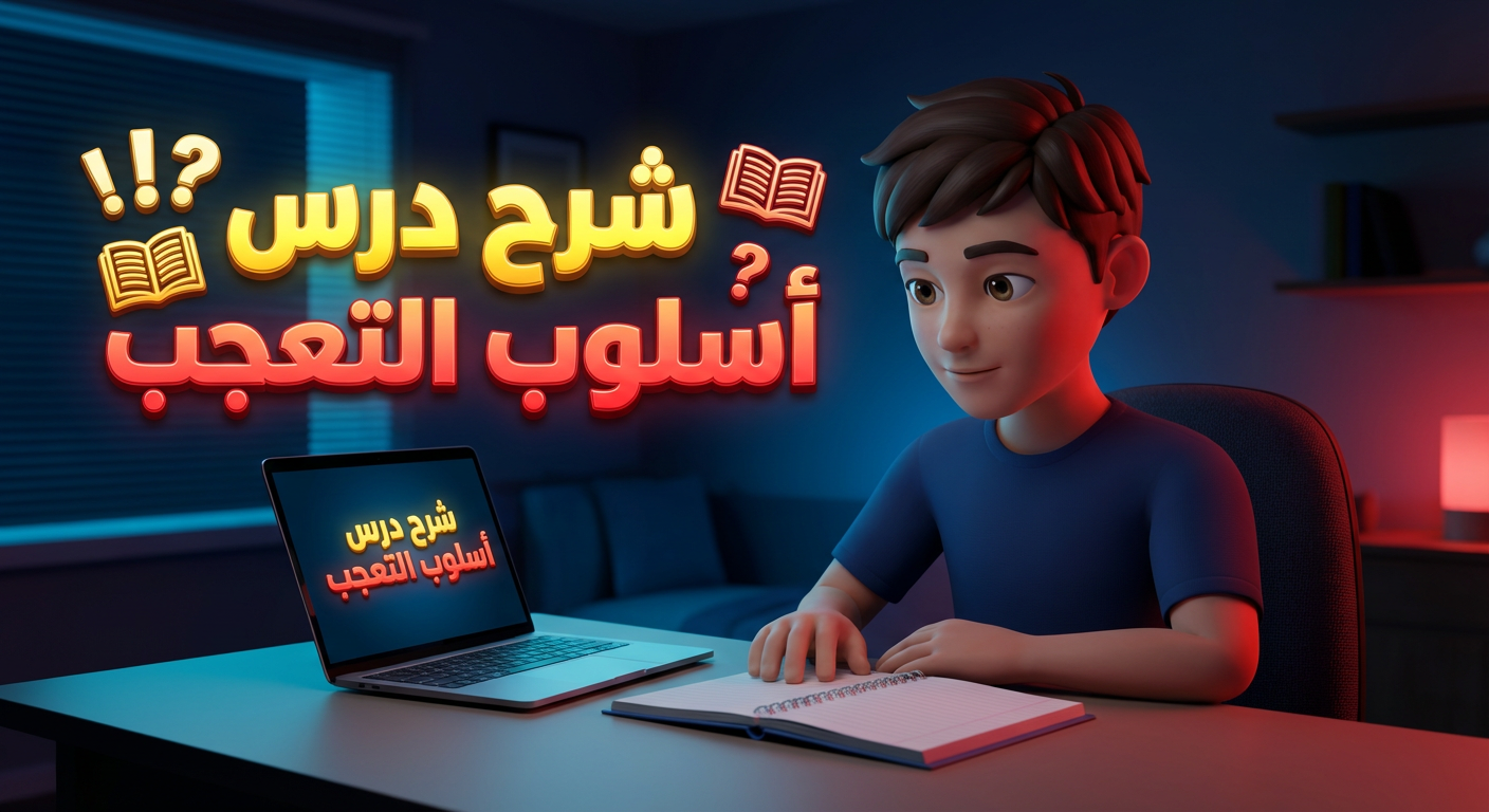 فيديو شرح أسلوب التعجب